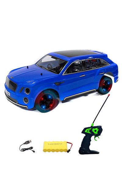 ESD 1:10 Scale High Speed 4x4 Drift RC Vehicle 27 MHz with LED Wheels With Rechargeable Battery