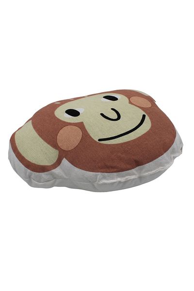 BM GİFT DESİGN Children's pillow, in the shape of a monkey, 35x40 cm