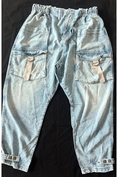 PERA ÖRGÜ SANATI BÜYÜK BEDEN YUMUŞAK YAZLIK KOT PANTALON