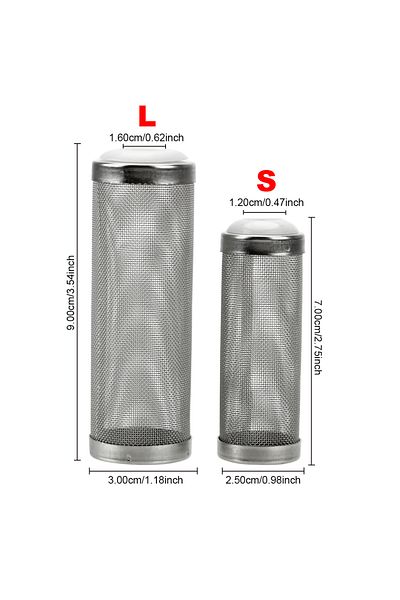 Choice L Silver Stainless Steel Filter S/l Size Aquarium Accessories Inflow Inlet Protect Special Shrimp Cy