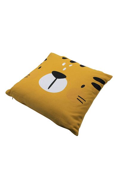 Koopman Decorative pillow, tiger animal pattern, 40x40 cm
