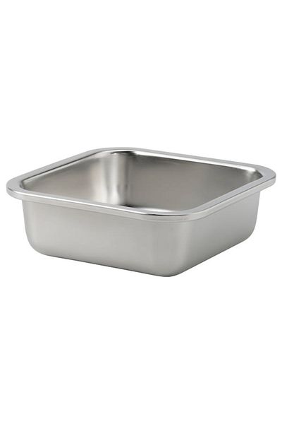 IKEA 365+ Square Stainless Steel Food Container – 600 ml, Durable, Stackable & Oven-Safe Storage