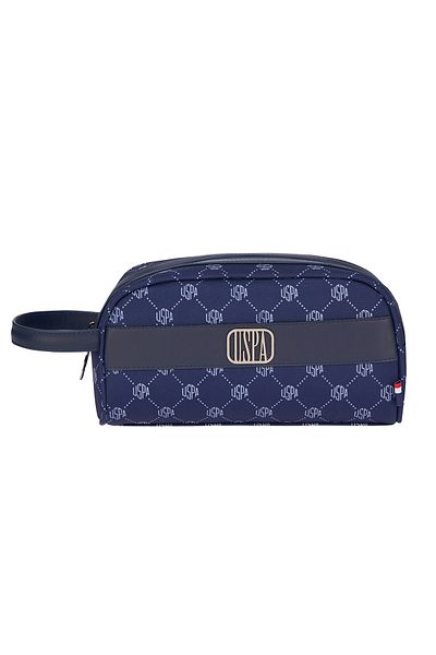 U.S. Polo Assn. U.S. Polo Assn 24628-24622-24625-24619 Makeup Bag Handbag Portfolio Case Dark Blue