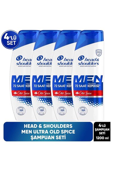 Head & Shoulders Head And Shoulders Şampuan Men Ultra Old Spice 300 ml x4 Adet