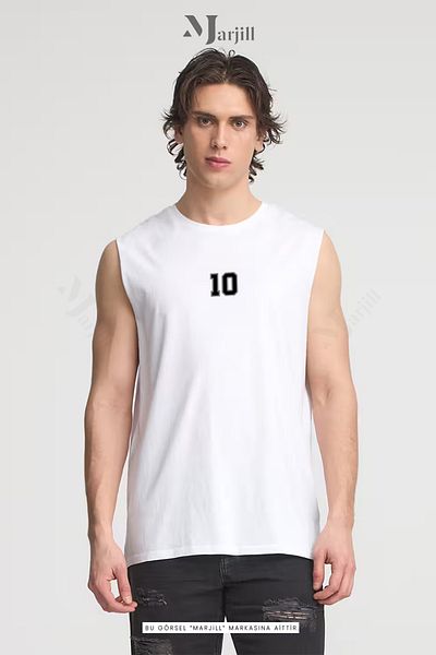 Marjill Αμάνικο μπλουζάκι με στάμπα προπόνησης Athlete Athlete