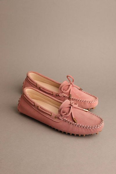 Gondol Mocasini clasici de dama din piele naturala Dusty Rose 37 ttx.715