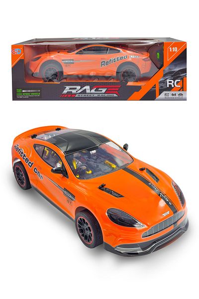 ESD 1:10 Scale High-Speed 4x4 Drift RC Vehicle 27 MHz with LED Wheels With Rechargeable Battery