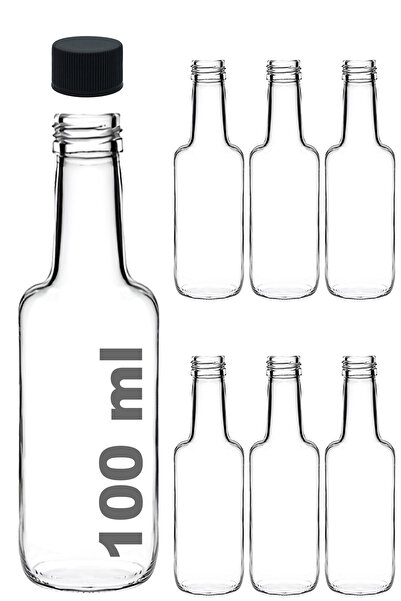 Afracam 100 ml Transparent Standard Sauce Bottle with Leak Proof Cap 100 Cc S...