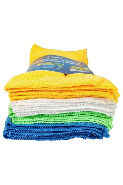SMY Microfiber Towel - Ultra-Soft, Absorbent Cleaning Cloth for Cars & Home (30x30cm)