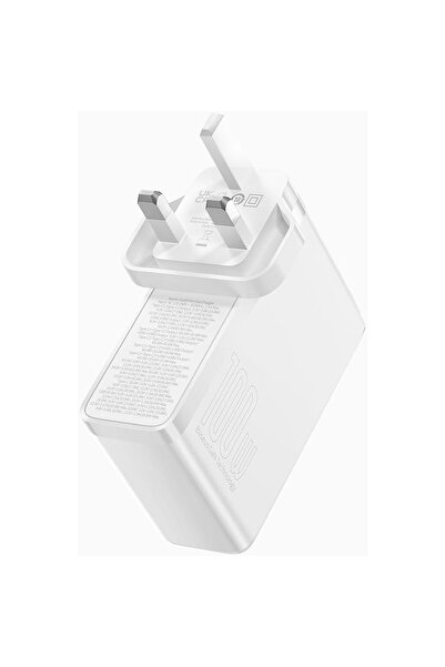 Baseus GaN5 Pro Fast Charger 2 Type C + 2 Usb - 100 W -Cable Type-C  - 100W - 1 M