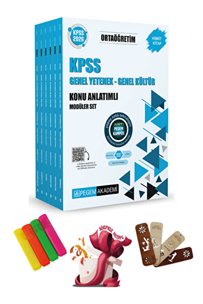Pegem Akademi Yayıncılık Pegem 2026 KPSS Ortaöğretim Konu Anlatımlı Modüler S...