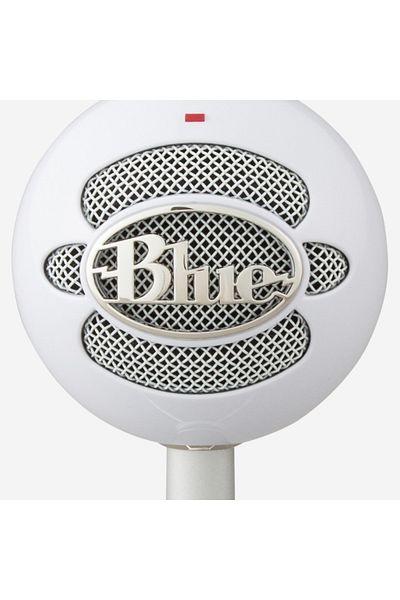 logitech ميكروفون USB من Logitech Blue Snowball iCE Plug and Play - أبيض
