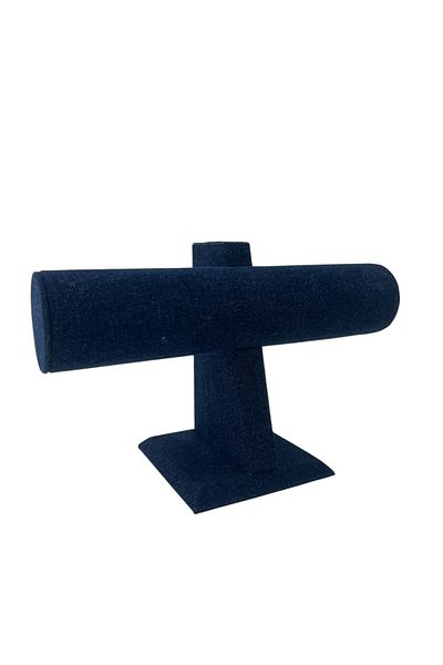 MeGass Dekor Denim Fabric Navy Blue Color Watch - Bracelet Display Stand