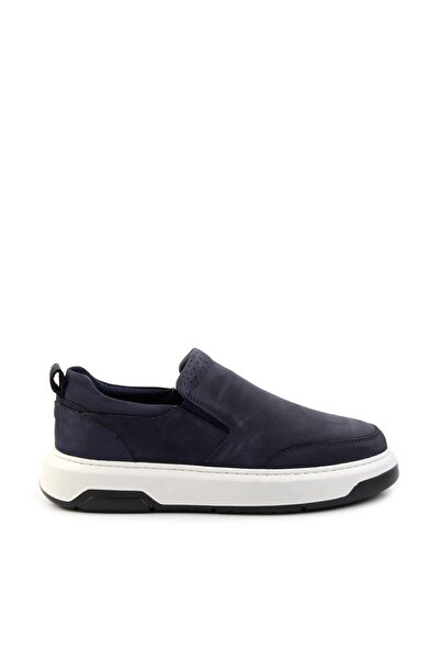 Bambi Lacivert Leather Erkek Casual Ayakkabı E01034307001