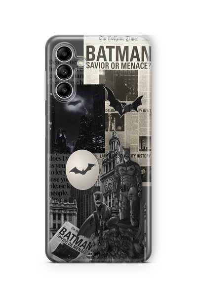 Multitronic Batman Design Printed Transparent Case for Samsung Galaxy S23 Com...