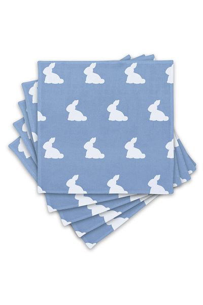 DEUX LAPINS Royal Blue Five Mono Lapin's 100% Cotton Mayun Omsun Diaper