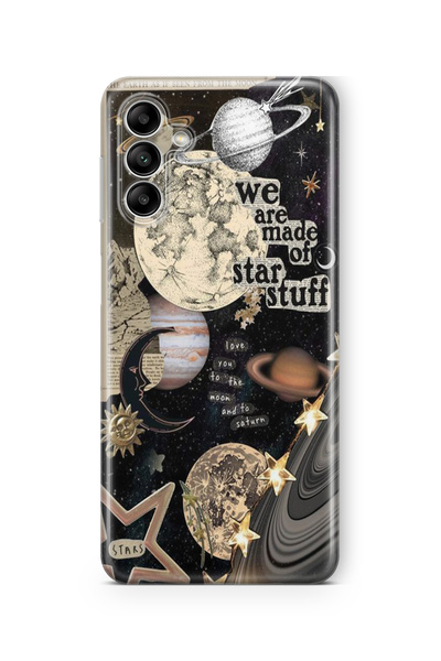 Multitronic Samsung Galaxy S24 Plus Compatible Moon and Saturn Design Printed...