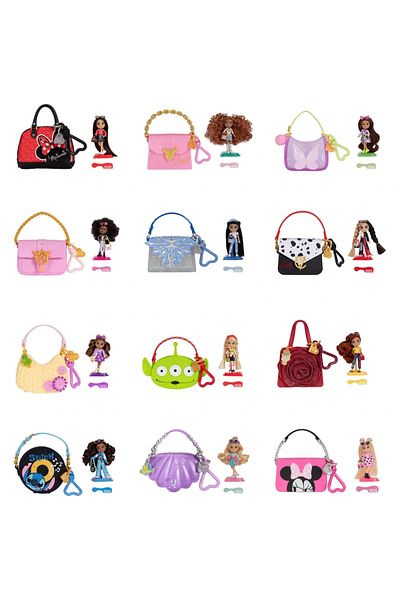 Disney ILY Tote-Ily Teenies Mini Doll, Assorted 1 Piece (Style May Vary) Mini Bag with Figure