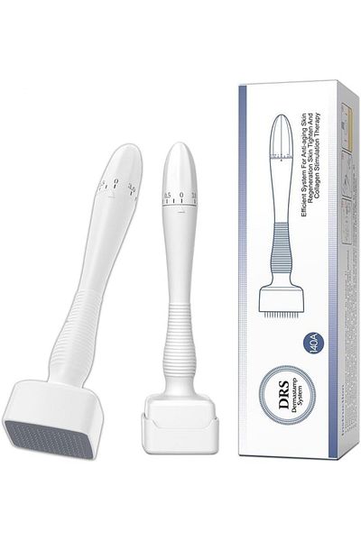fulina 0-3 mm Adjustable 140Titanium Microneedling,Reusable with Needle Cover,Skin Care Tools For Face Body