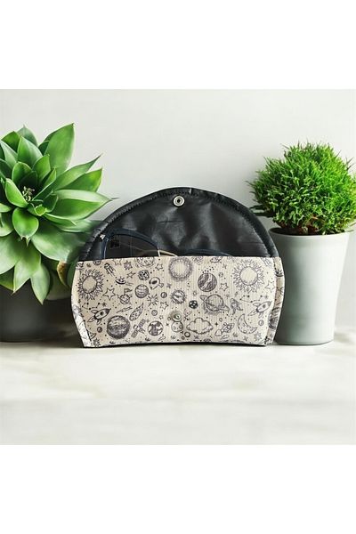 Moserini Patterned Glasses Case - Space