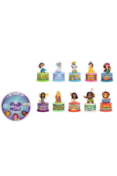Disney Musical Mini Figure, Assorted 1 Piece (Character May Vary) Surprise Figure |Disney Princess