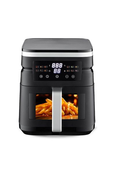 STARCREST Friteuza cu aer cald STARCREST SFR-7020WBK, 7 Litri, 2 Elemente incalzire superioara/inferioara