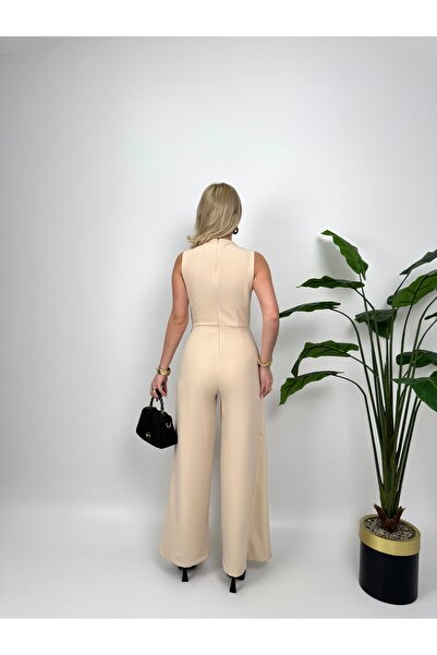 GİZONLY Toka Detaylı Tulum Elbise