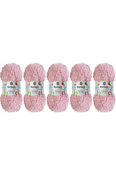 Kartopu ,ANAKUZUSU K0768 AÇIK PEMBE BATTANİYE İPİ 5ADET