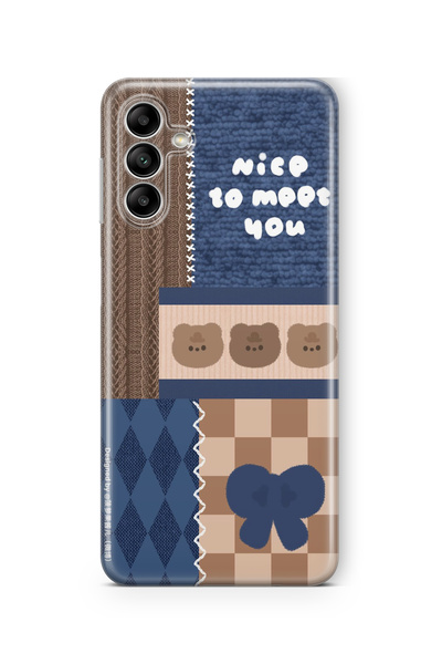 Multitronic Samsung Galaxy A35 Compatible Nice to Meet You Design Printed Tra...
