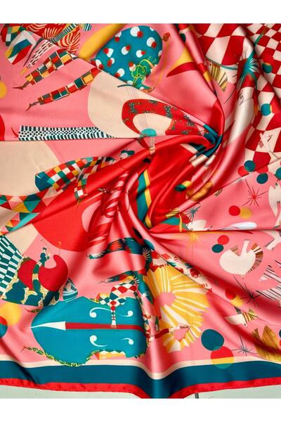 Bolder Scarf Pomegranate Gramophone Scarf 70*70 cm