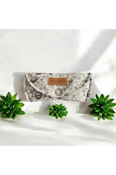 Moserini Patterned Glasses Case - Space