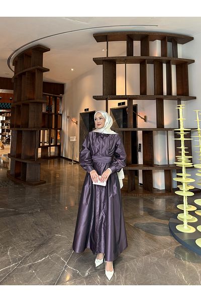 Melike Tatar Taffeta Dress 32-2328