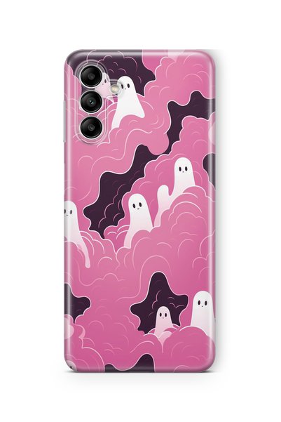 Multitronic Samsung Galaxy S23 Compatible Ghosts Design Printed Transparent Case