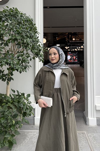 Melike Tatar MELİKE TATAR MODAL ΣΕΤ ΦΟΥΣΤΑ 3514 ΧΑΚΙ