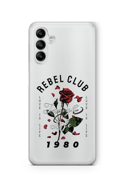 Multitronic Samsung Galaxy S24 Fe Compatible Rebel Club Design Printed Transp...