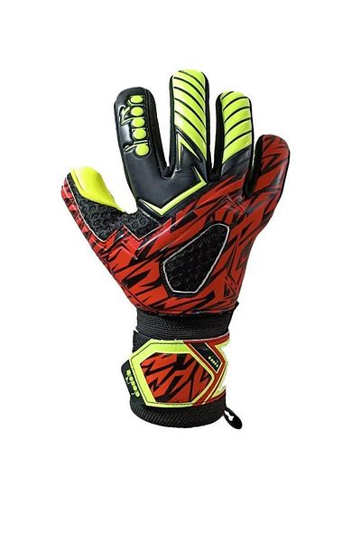 Diadora Control 1 Goalkeeper Glove(Dg-100)Black-Red-Yellow