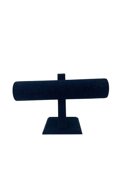 MeGass Dekor Denim Fabric Navy Blue Color Watch - Bracelet Display Stand