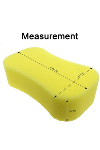 3XR Multipurpose Car Washing Sponge – 8.6" x 4.3" x 2", High Absorbency, Ideal for Vehicle Cleaning