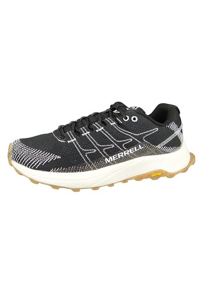 Merrell Herren Halbschuhe Wanderschuhe Moab Flight Solution Dye Trailrunning J067011 Schwarz Black/white Te
