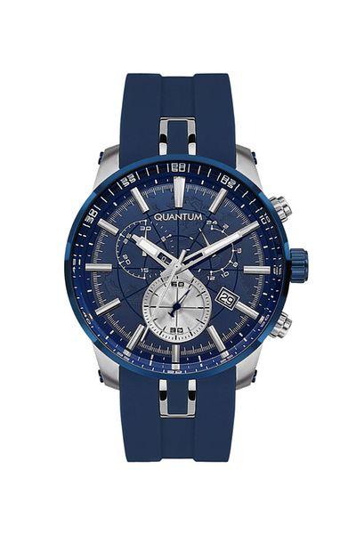 Quantum Quantum Men's Chronograph Dark Blue Dial Watch - PWG560.399