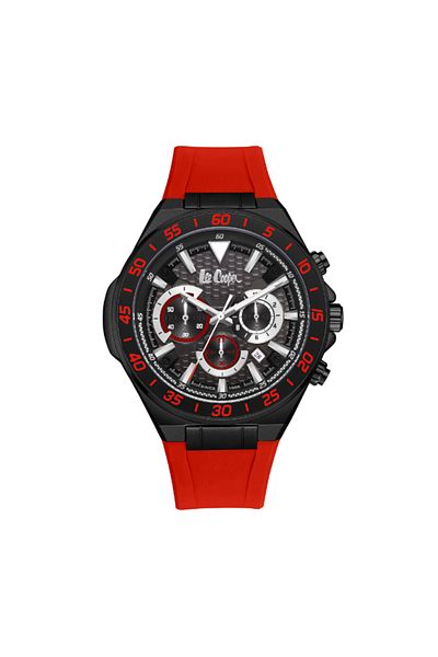 Lee Cooper Men Multi Function Black Dial Watch - LC08003.658
