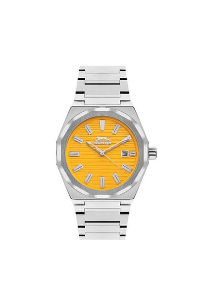 Slazenger Slazenger Men's Multi Function Yellow Dial Watch - SL.9.2143.1.06