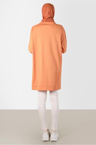 Alvina Striped Tunic Sweatpants with Sleeves and Pocket Detail - 42859