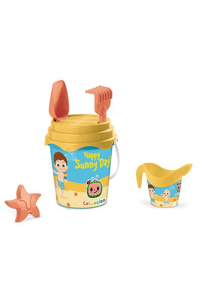 Mondo Mondo Cocomelon Bio Bucket Set 17cm | Beach and Water Toys | Sand Bucket | Summer Toys