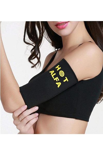 Generic Hot Alpha Thermal Arm Warmer Pair Black Medium