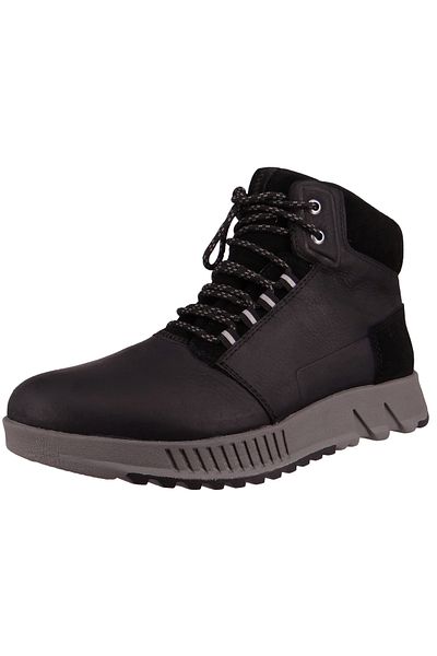 Sorel Herren Boots Stiefelette Winterschuhe Mac Hill Lite Mid WP 2048841 Schwarz 010 Black, Quarry Leder