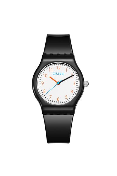 Astro Kids Analog White Dial Watch - A23812-PPBW