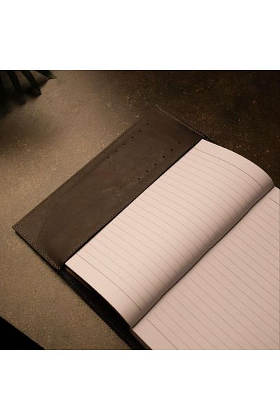 eonaks Genuine Real Leather Agenda Container Organizer Case