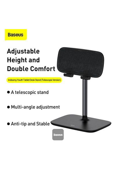 Baseus Baseus Indoorsy Youth Tablet Desk Stand (Telescopic Version) - Black