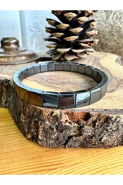 parze doğaltaş Hematite Natural Stone Bracelet